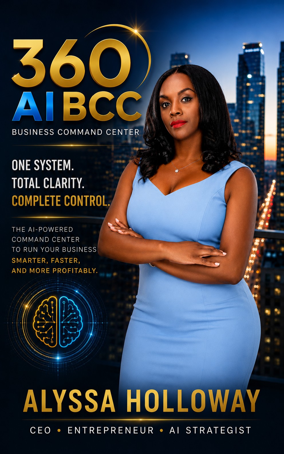 Book cover for The AI Agency Playbook by Alyssa Holloway